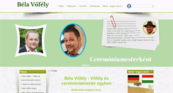 Desktop Screenshot of belavofely.hu