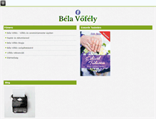 Tablet Screenshot of belavofely.hu